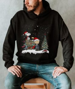 Funny Snoopy Charlie Brown And Woodstock Happy Christmas Peanuts Christmas Sweatshirt