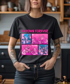 ''4★Town Forever'' for Girls – Turning Red T Shirt