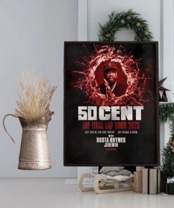 50 Cent The Final Lap Tour 2023 Decorations Poster Canvas