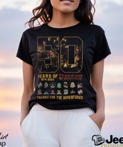 50 Years Of 1974 – 2024 Dungeons & Dragons Thank You For The Memories T Shirt