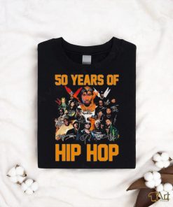 50 Years Of Hip Hop Members Signatures Shirt