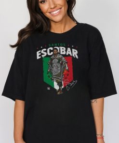 500 Level Black Santos Escobar Flag T Shirt