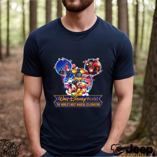 50th anniversary Walt Disney world the world’s most magical celebration shirt