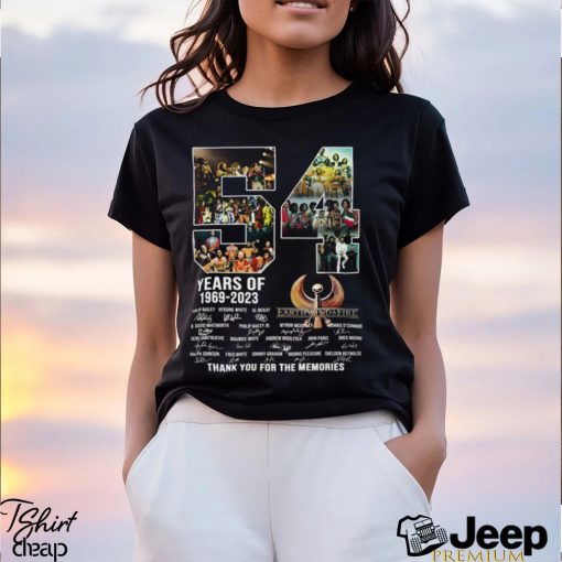 54 Years Of 1969 – 2023 Earth, Wind & Fire Thank You For The Memories T Shirt