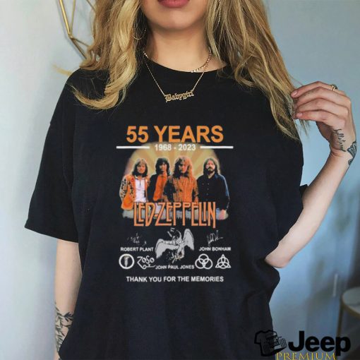 55 Years 1968 – 2023 Led Zeppelin Thank You For The Memories T Shirt