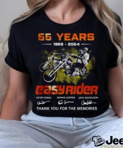 55 Years 1969 – 2024 Easy Rider Thank You For The Memories T Shirt