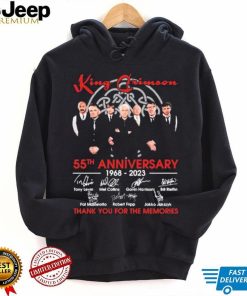 55th Anniversary 1968 – 2023 Tony Levin Mel Collins Signature Thank You For The Memories Shirt