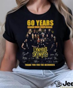 60 Years 1964 – 2024 Lynrd Skynyrd Thank You For The Memories T Shirt