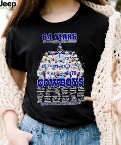 64 years 1960 2024 Cowboys thank you for the memories shirt