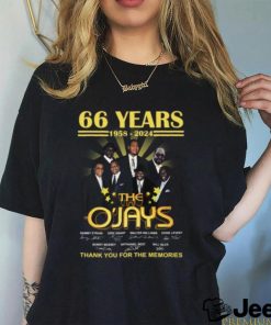 66 Years 1958 – 2024 The O’Jays Thank You For The Memories T Shirt