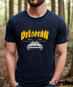 Back to the Future Delorean Outatime Back to Flames shirt