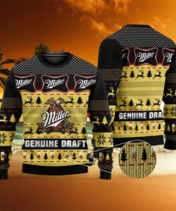 Miller Genuine Draft Ugly Miller Beer Ugly Gift Christmas 3D Sweater For Men And Women