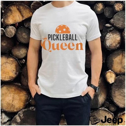 Womens Funny Pickleball Queen Graphic For Women Pickleball Player T Shirt