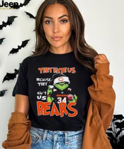 Official They Hate US Chicago Bears Football Santa Grinch Christmas shirt