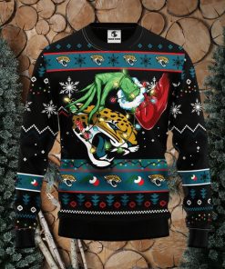 Jacksonville Jaguars Grinch Christmas Ugly Sweater