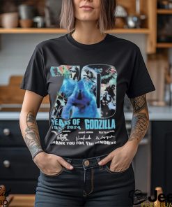 70 Years Of 1954 2024 Godzilla Thank You For The Memories T Shirt