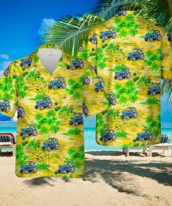 70s era Ford 3000 tractor Hawaiian Shirt Gift Holidays