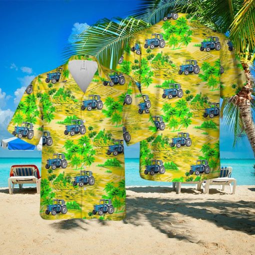 70s era Ford 3000 tractor Hawaiian Shirt Gift Holidays