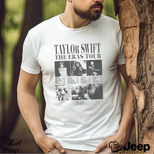 Taylor Swift The Eras Tour Collage White shirt