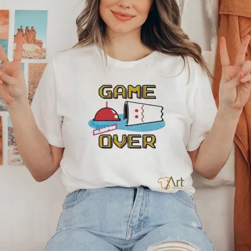 7COLLECTION SHOP 7 ELEVEN X PAC MAN GAME OVER T SHIRT