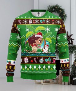 Moana Green Amazing Gift Ugly Christmas 3D Sweater Christmas Gift For Men And Women