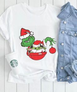 Grinch With Baby Yoda Christmas T Shirt