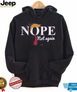 Barbara Hershey Wearing Nope Not Again Shirt