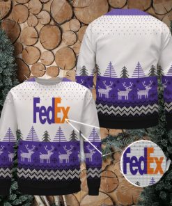 Fedex Wool Merry Christmas Ugly Sweater