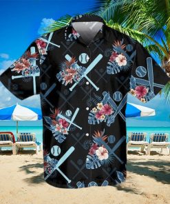 Floral Baseball Tropical Vibe Hawaiian Aloha Shirts