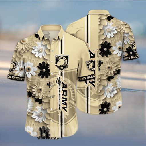 Army Black Knights NCAA Floral Unisex All Over Printed Hawaiian Shirt