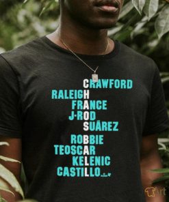 Crawford Raleigh France J Rod Suarez Robbie Teoscar Kelenic Castillo Shirt