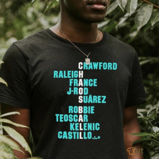 Crawford Raleigh France J Rod Suarez Robbie Teoscar Kelenic Castillo Shirt