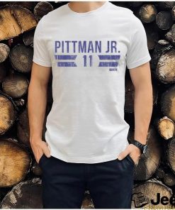 Michael Pittman Jr. Indianapolis Font shirt