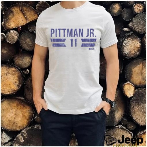 Michael Pittman Jr. Indianapolis Font shirt