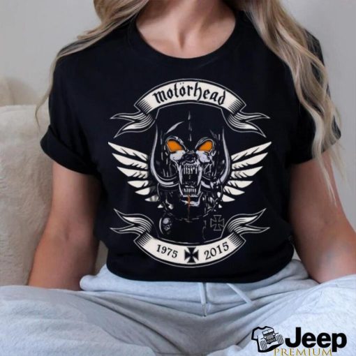 Motorhead Band Logo 1975 2015 T shirt