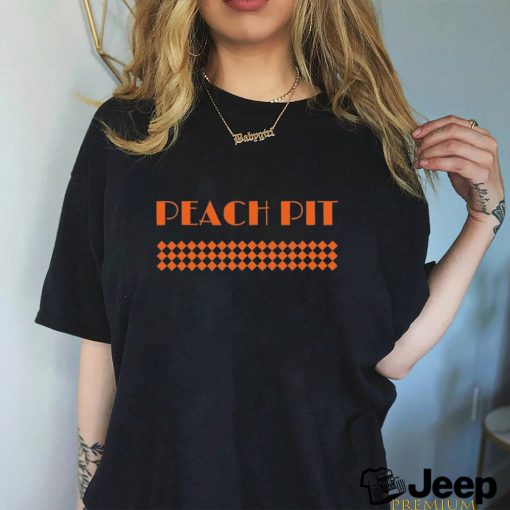 90210 Peach Pit Dark T Shirt