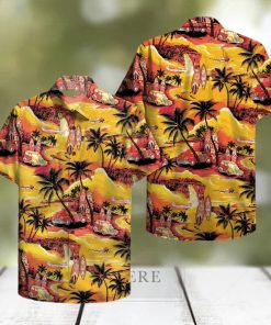 90S Orange And Yellow Hawaiian Sunset Hawaiian Shirt