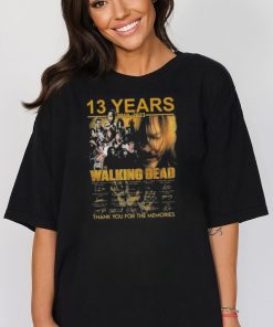 13 Years 2010 – 2023 The Walking Dead Signature Thank You For The Memories T Shirts