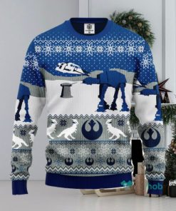 Star Wars Blue Winter Ugly Christmas Sweater Amazing Gift Men And Women Christmas Gift