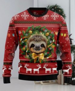 Merry Slothmas Ugly Christmas Sweater