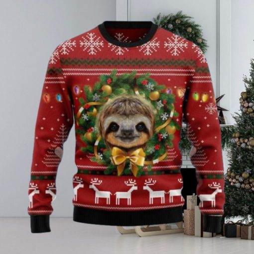 Merry Slothmas Ugly Christmas Sweater