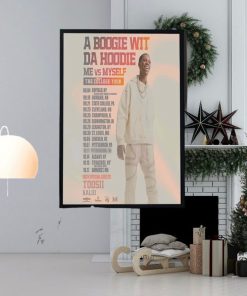 A Boogie Wit Da Hoodie Me Vs Myself The College Tour 2023 Home Decor Poster Canvas