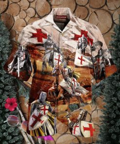 A Child Of God A Man Of Faith Warrior Of Christ Unisex Hawaiian Shirt