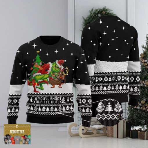 A Christmas Story Youll Shoot Your Eye Out Grinch Funny Best For Xmas Holiday Christmas Ugly Sweater