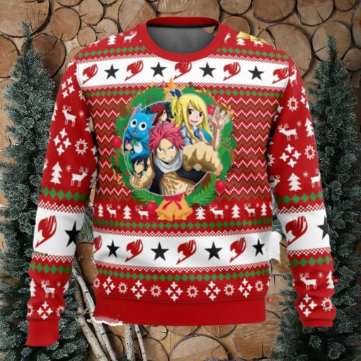 A Christmas Tail Fairy Tail Xmas Men And Women Christmas Gift 3D Ugly Christmas Sweater