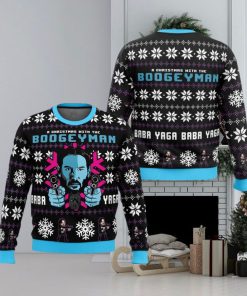 A Christmas With A Boogeyman Thriller Ugly Christmas Sweater Christmas Sweater For Men And Women