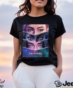 A Cosmic Trio The Marvels Carol Danver x Monica Rambeau x Kamala Khan Eyes T Shirt