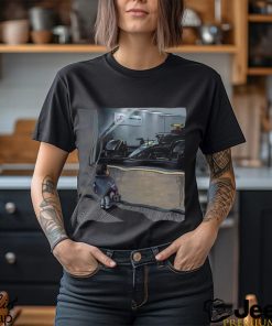 A Little Boy With The Passion With Lewis Hamilton Racing Car Mercedes AMG F1 Unisex T shirt