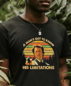 A Man’s Got To Know His Limitations Clint Eastwood T Shirt