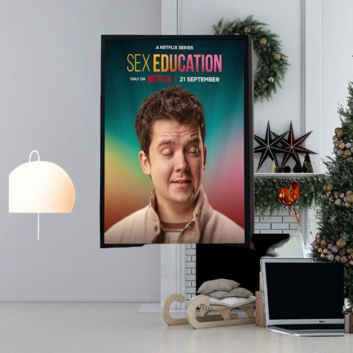 A Netflix Series Sex Education Season 4 On Netflix 21 September Asa Butterfield First Home Decor Poster Canvas